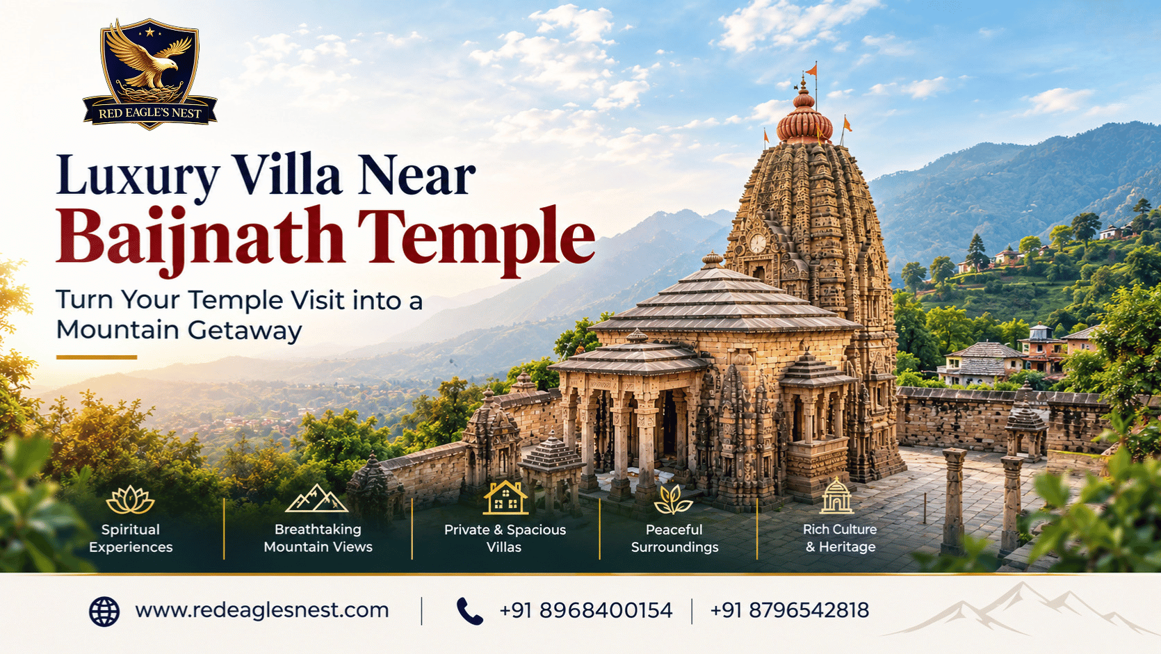 Luxury Villa Near Baijnath Temple: Turn Your Temple Visit into a Mountain Getaway