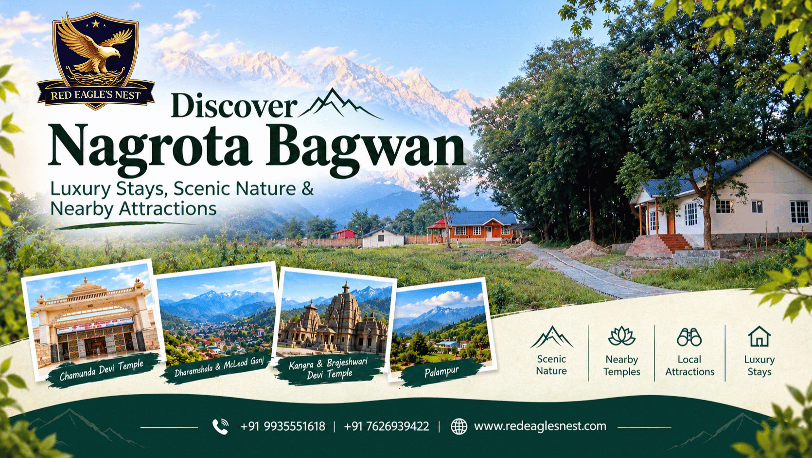 Discover Nagrota Bagwan: Luxury Stays, Scenic Nature and Nearby Attractions
