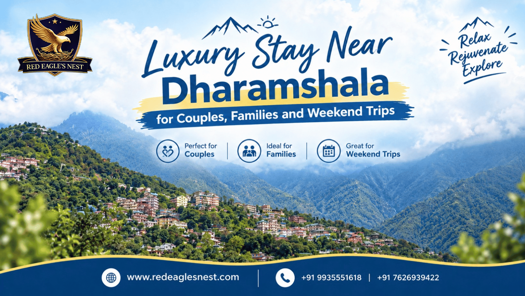 Luxury Stay Near Dharamshala for Couples, Families and Weekend Trips