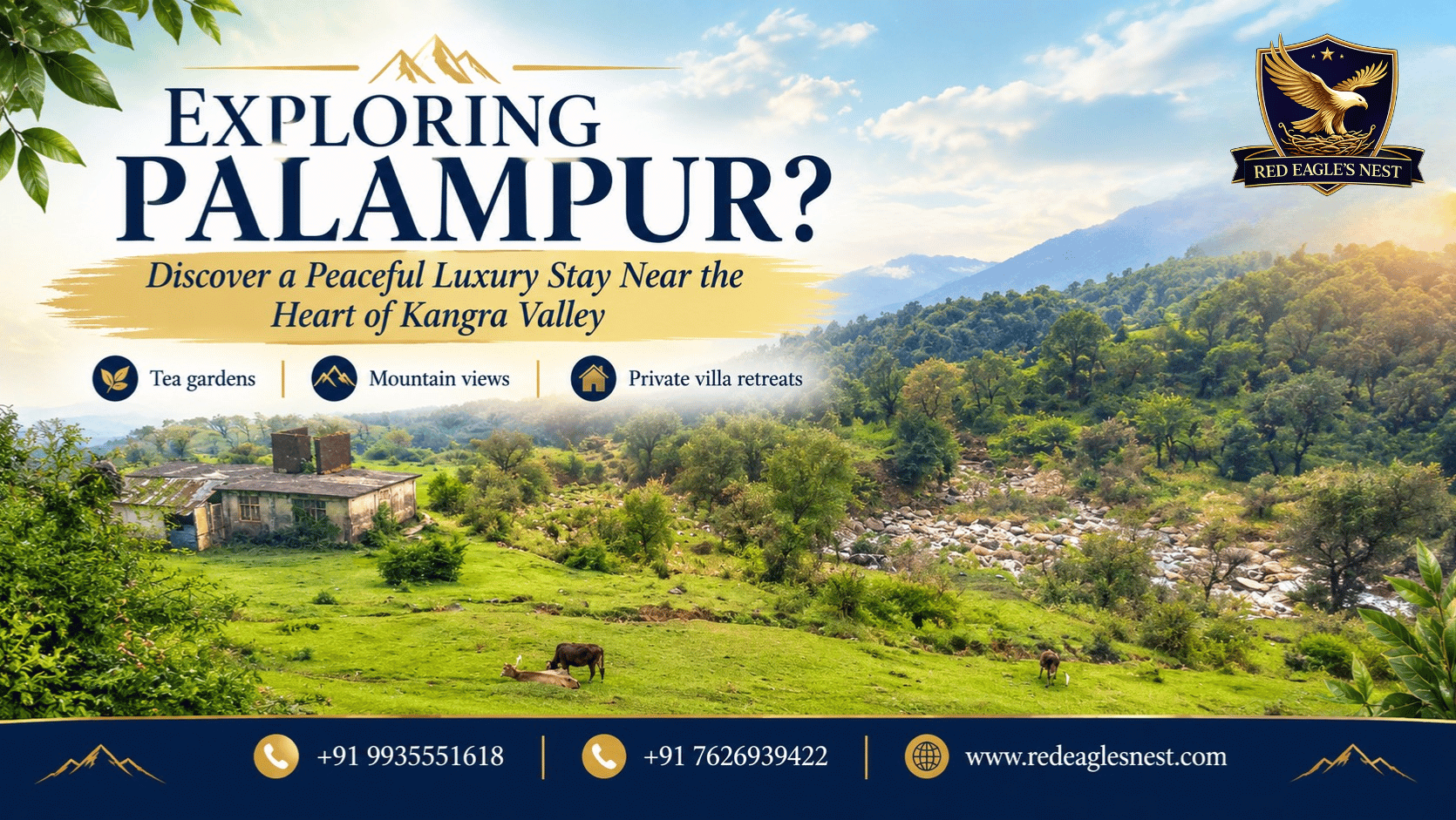 Exploring Palampur? Discover a Peaceful Luxury Stay Near the Heart of Kangra Valley