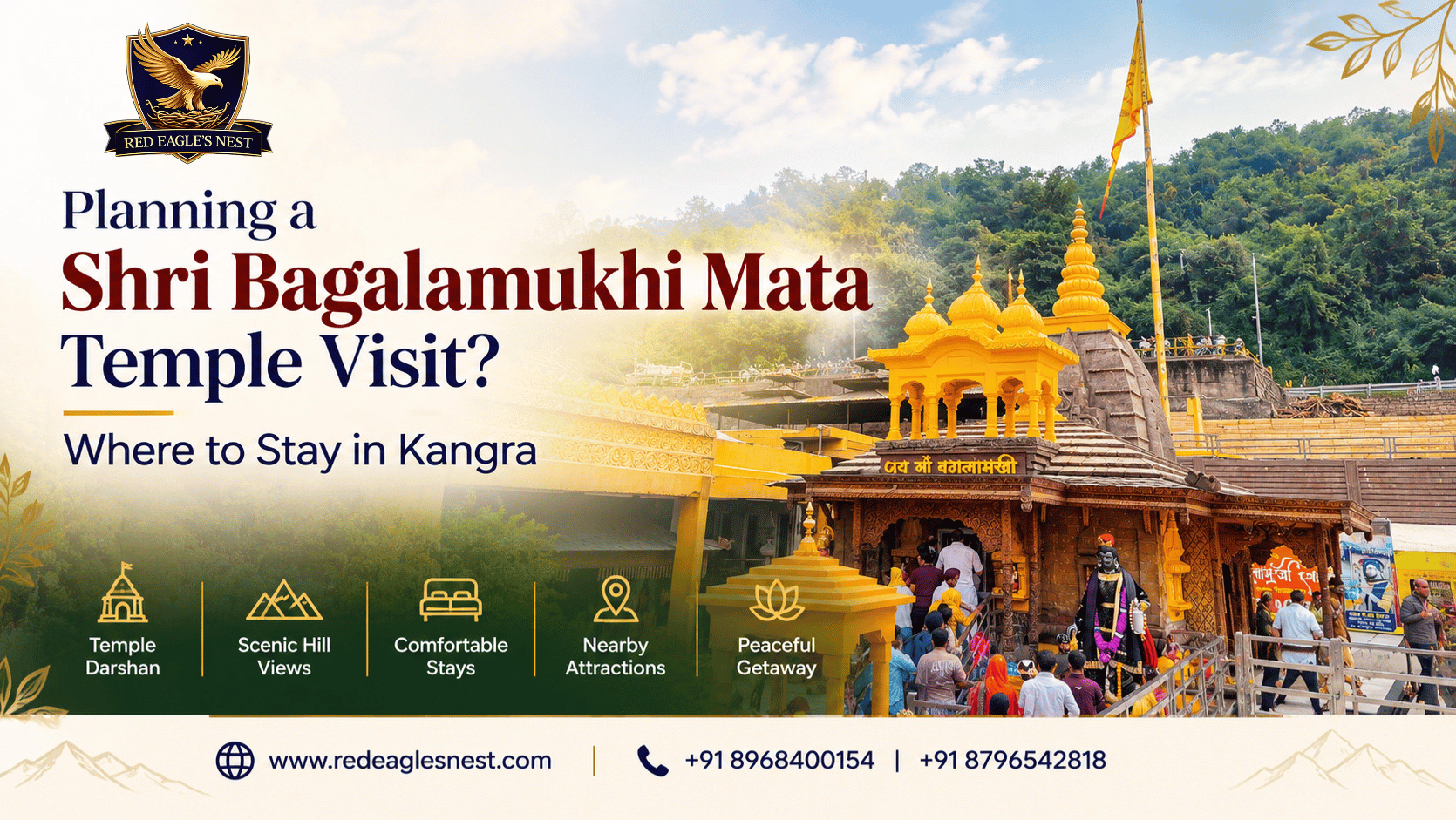 Planning a Shri Bagalamukhi Mata Temple Visit? Where to Stay in Kangra